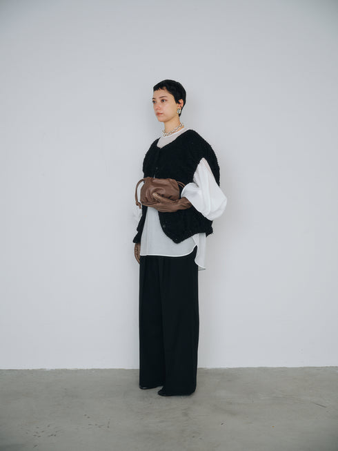 center press wide pants - virgin wool